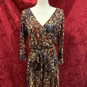 Pixley Vibrant Wrap-Style Dress